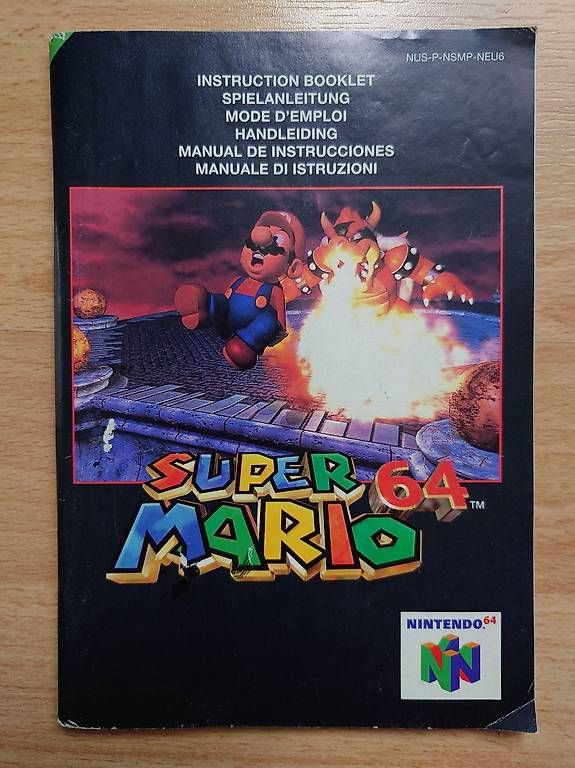 Spiele: N64 Super Mario 64 Anleitung – Gebraucht aus Leuzigen von Darcry