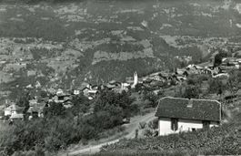 Icogne   VS    -    Vue générale       en 1958