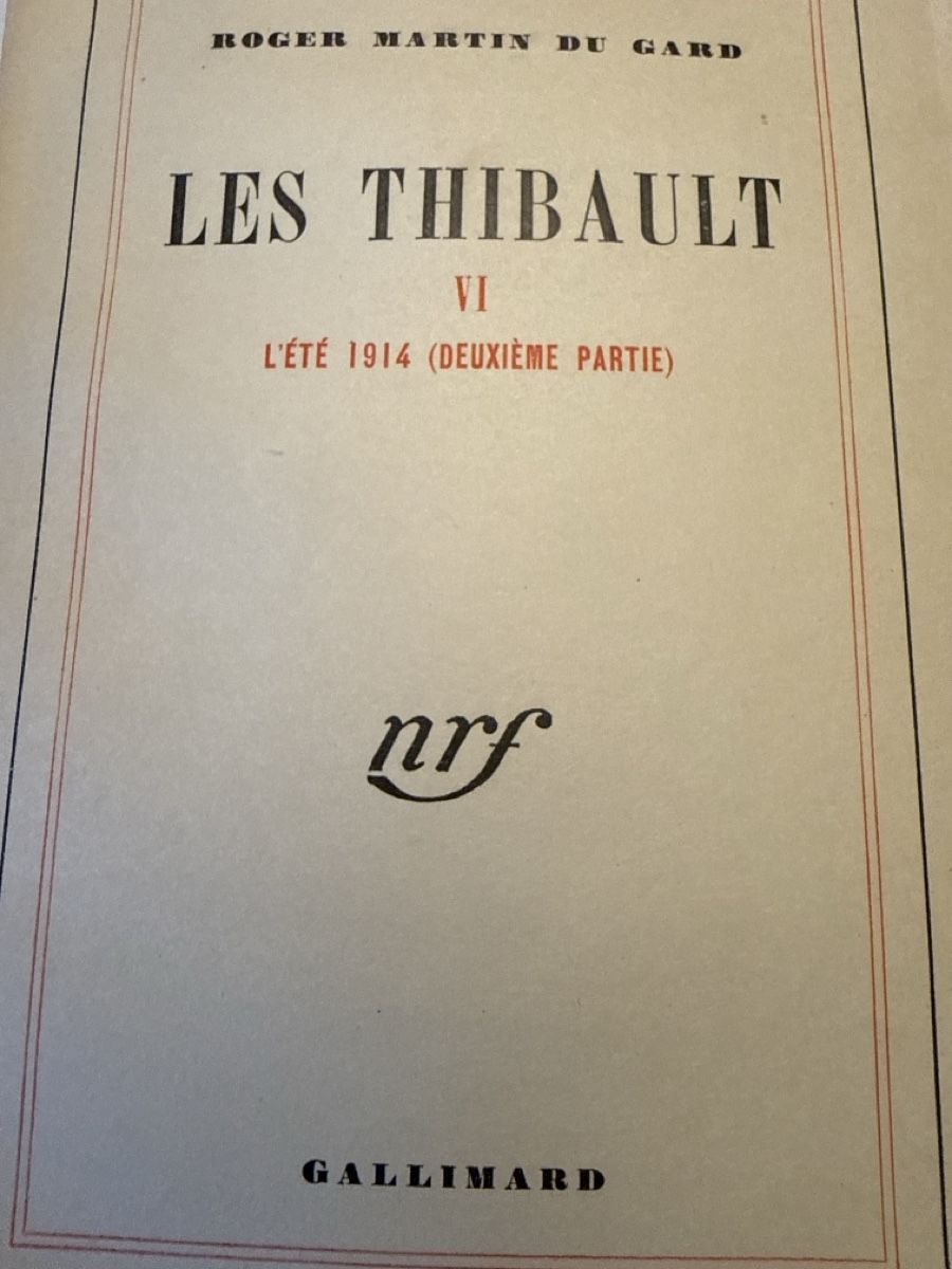 Libri: LES THIBAULT 8 tomes de Roger Martin Du Gard – Usato da Schmitten FR venduto da Hohezelg 5