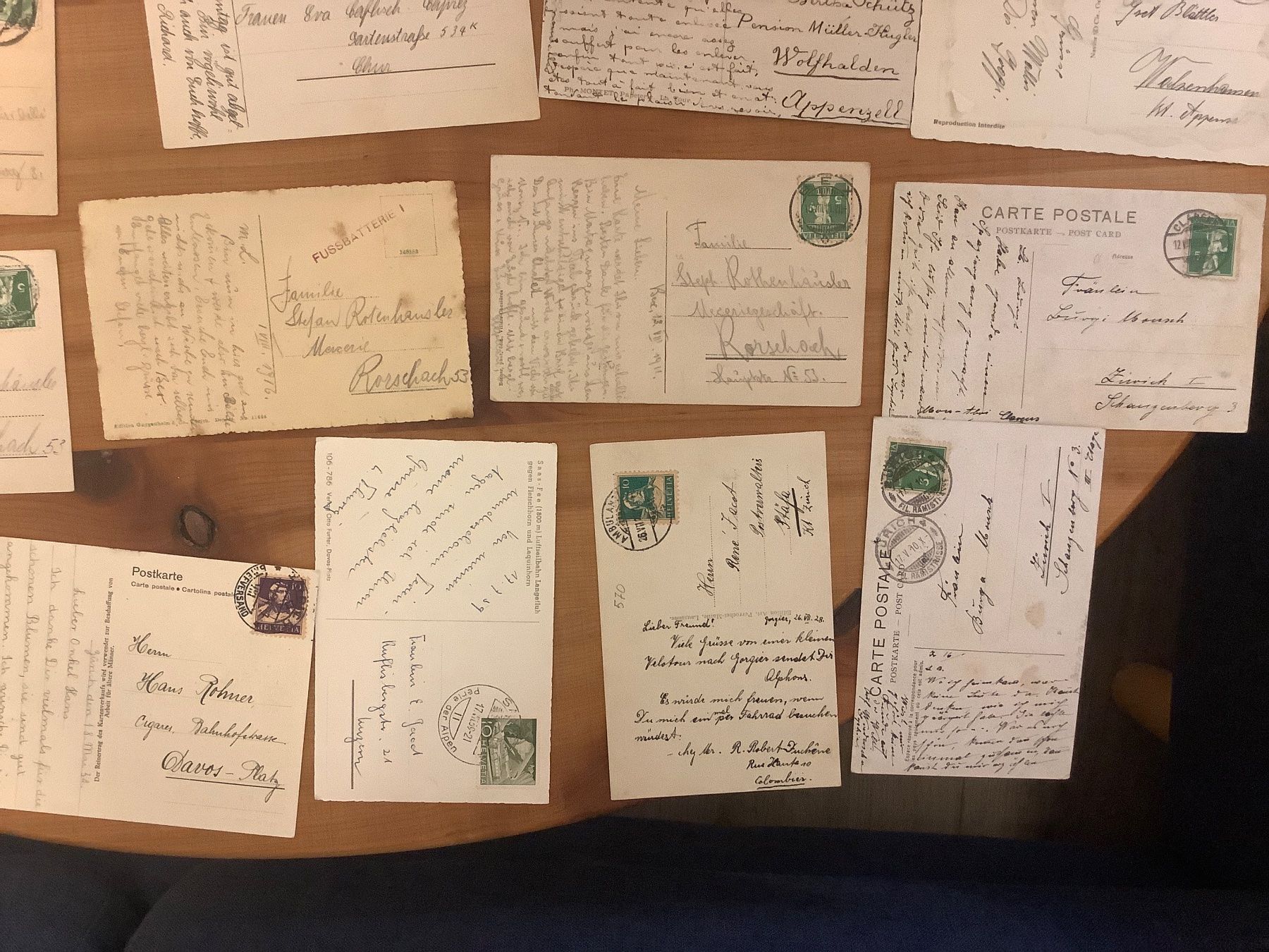 Cartoline postali: 23 gelaufene Ansichtskarten Westschweiz ab 1906 – Usato da St. Gallen venduto da herbrig2 6