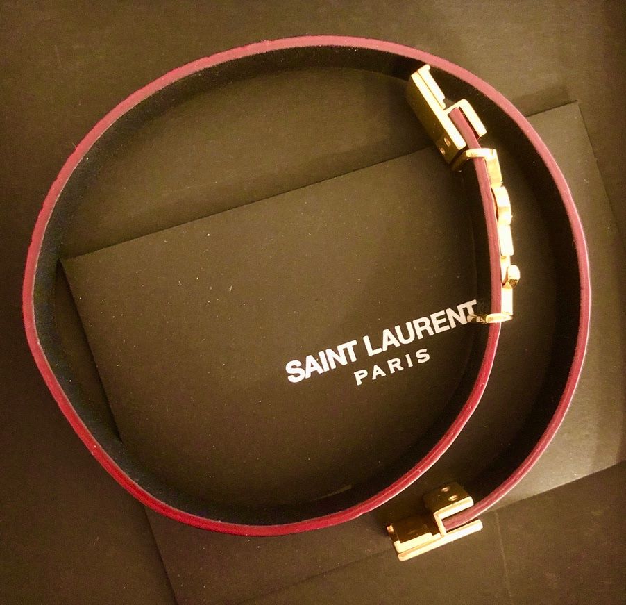 Saint Laurent Bracciali & Braccialetti: NEU YVES SAINT LAURENT  Lederarmband – Nuovo e nell'imballaggio originale da Zurich venduto da MX1000 3