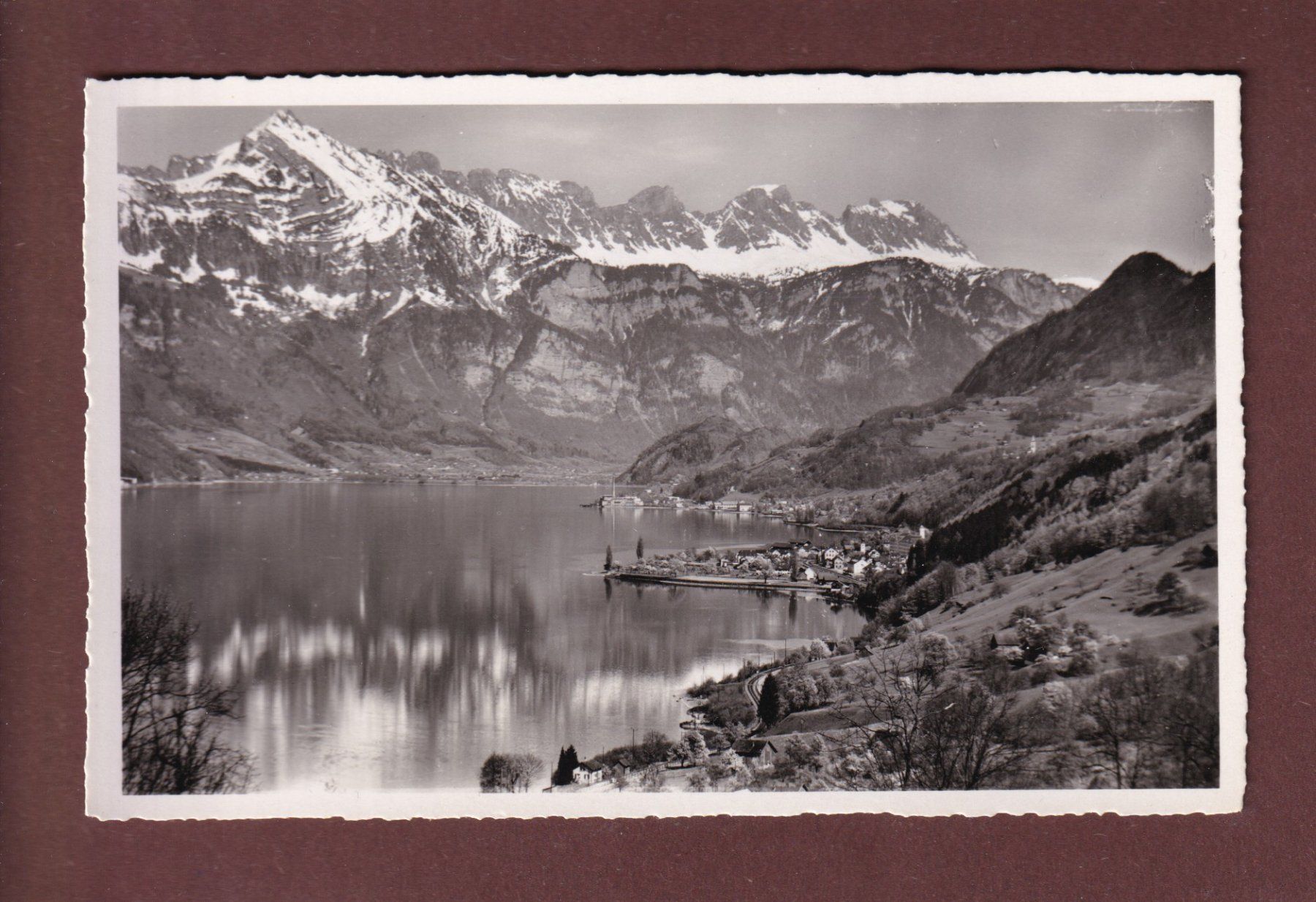 Cartoline postali: MURG am Walensee - Alvierkette – Usato da Pully venduto da nicecards-shop