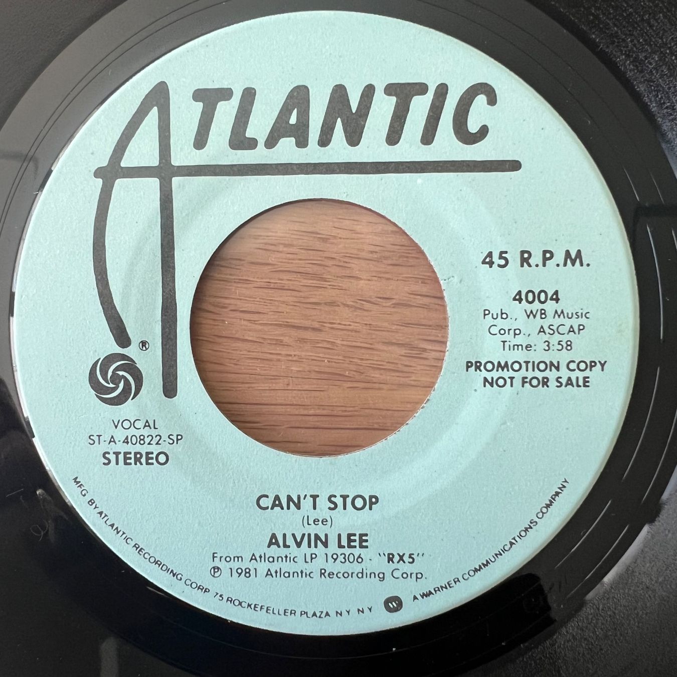 Schallplatten: Alvin Lee - Can't Stop / US-Promo 1981 – Gebraucht aus Gais von soundcave57 1