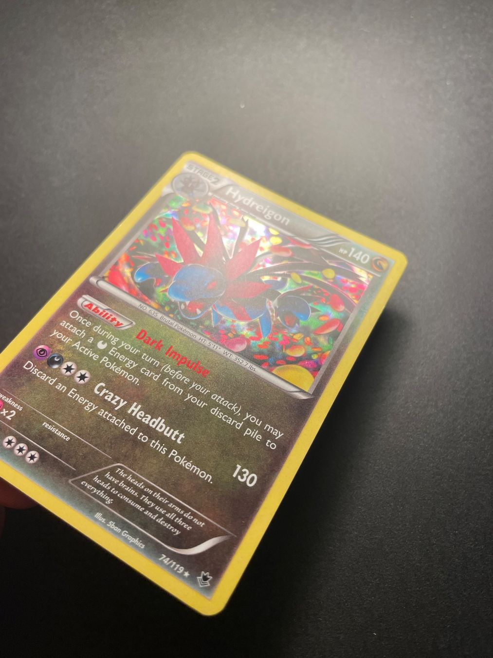 Pokémon Carte collezionabili: Hydreigon 74/119 XY - Phantom Forces Cosmos Holo – Usato da Zürich venduto da pokemon_cards 1