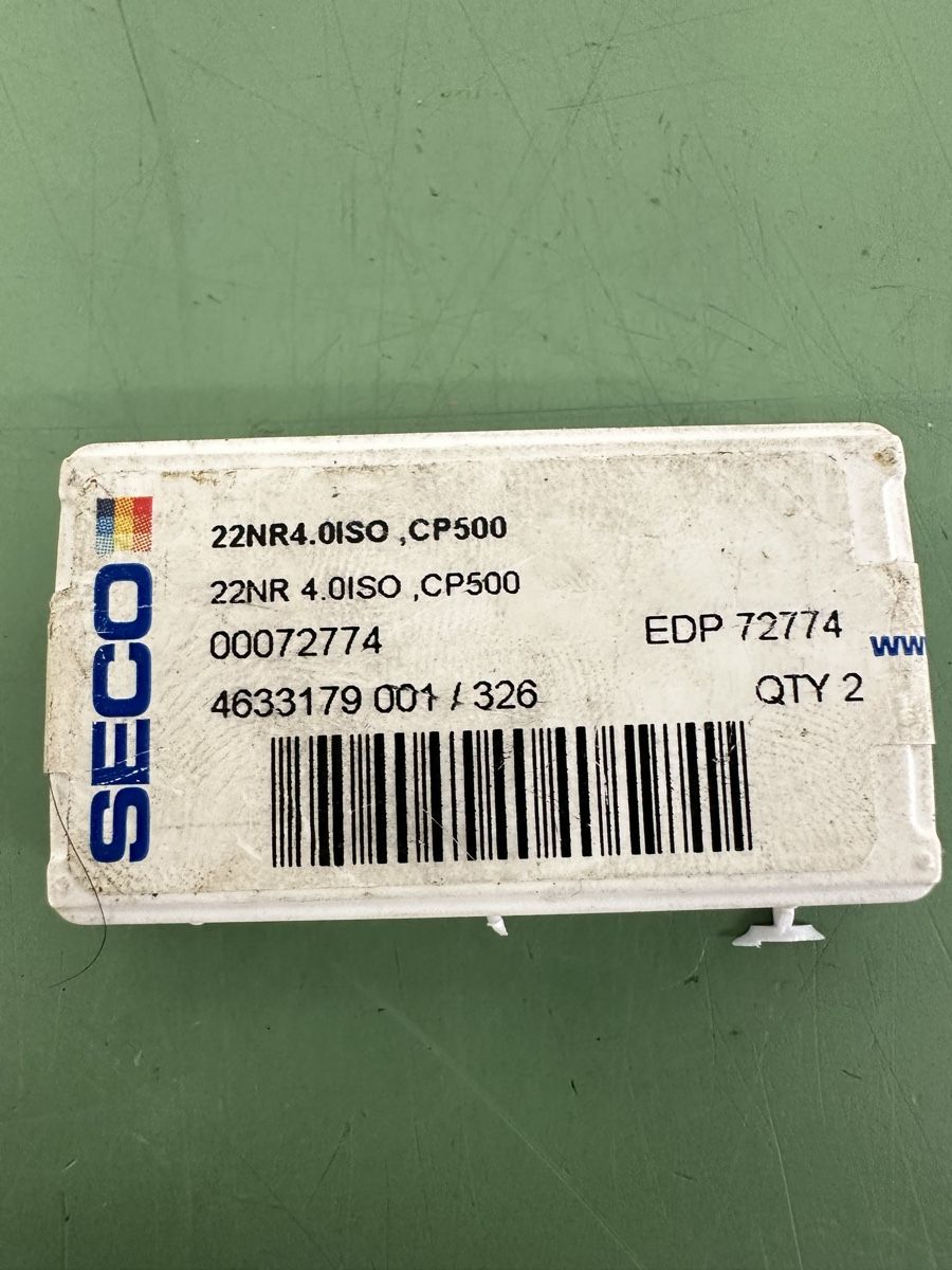 Tutti gli attrezzi: Seco Threading Inserts,Dreheinsatz. – Nuovo e nell'imballaggio originale da Aarberg venduto da SNMachines 1