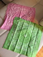 2 Bandana Tücher Paisley Pink Grün neuwertig