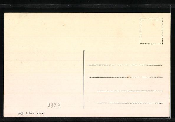 Cartoline postali: Bürglen, Partie mit Kirche, Geburtsort  – Usato da Berlin venduto da bartko-reher 1