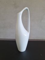 Henkelvase Rosenthal weiss, Hans Wohlrab 50er Selb,  H18cm