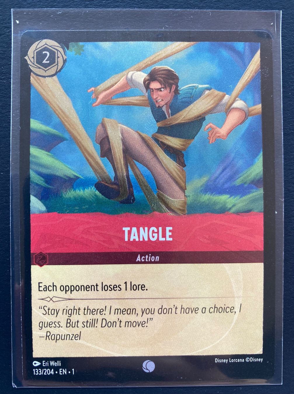 Disney Sammelbilder & Trading cards: Lorcana FOIL TANGLE 133/204 EN-1 Common – Gebraucht aus Lugano von VlaseCard