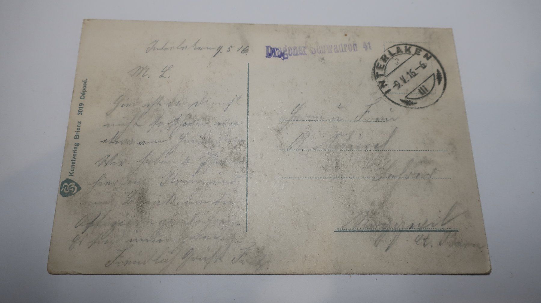 Cartoline postali: Berner Oberland St. Beatenberg Thunersee Brienzersee 1916 – Usato da Cormoret venduto da Pascalll2001 4