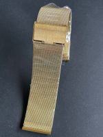 Milanese Uhrenband goldfarbig, fabrikneu, Edelstahl, 24mm