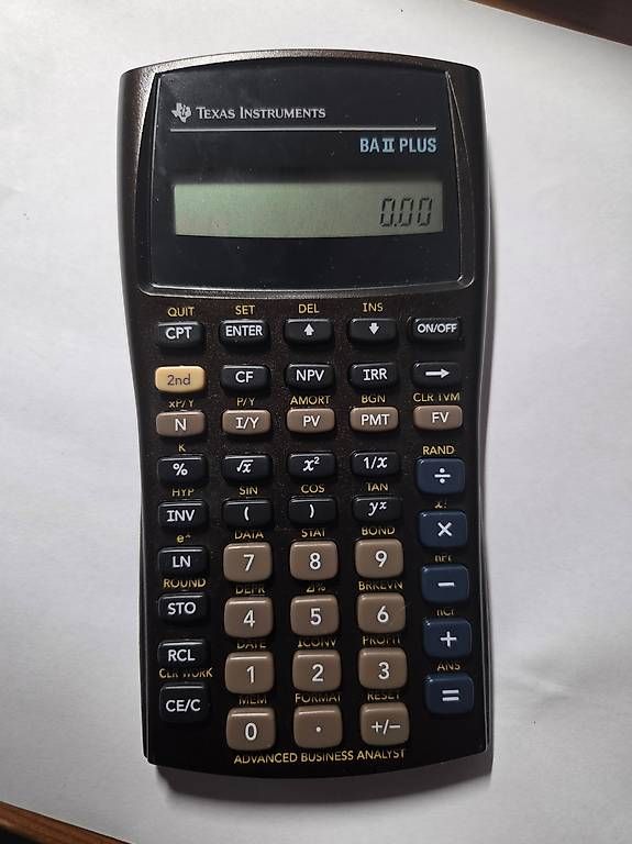 Taschenrechner: Texas Instruments BA II Plus Financière – Gebraucht aus Bremblens von audit