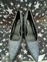 Damenschuhe  Silber/Graumit Glitzer Grösse 42 neu