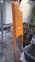 Briefkastenanlage 3-fach orange mit Standfüssen gebraucht