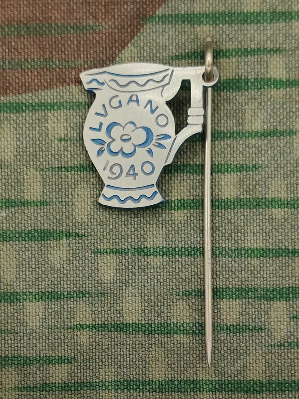 Plaketten & Abzeichen: Anstecknadel Lugano 1940 – Gebraucht aus Bauma von SwissMilitaria