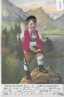 Appenzeller-Tracht - Costume Appenzellois - mit Samt-Jacke
