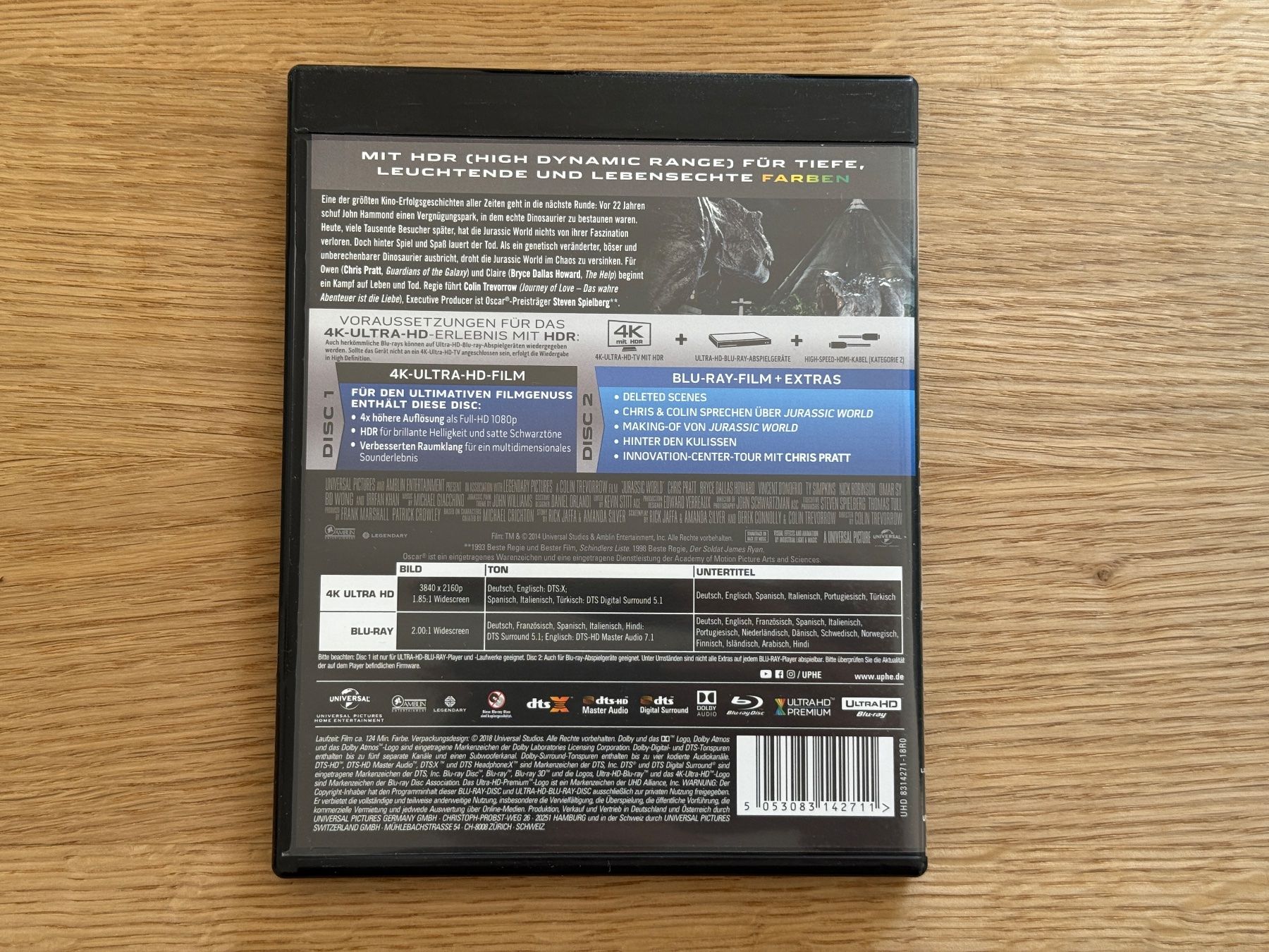 Tutti i DVDs: Jurrasic World 4K Bluray – Usato da Wallisellen venduto da Art_Vendorlay 1
