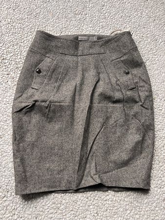 Karen Millen Wool Blend Skirt - Size 8 - Perfect Winter!