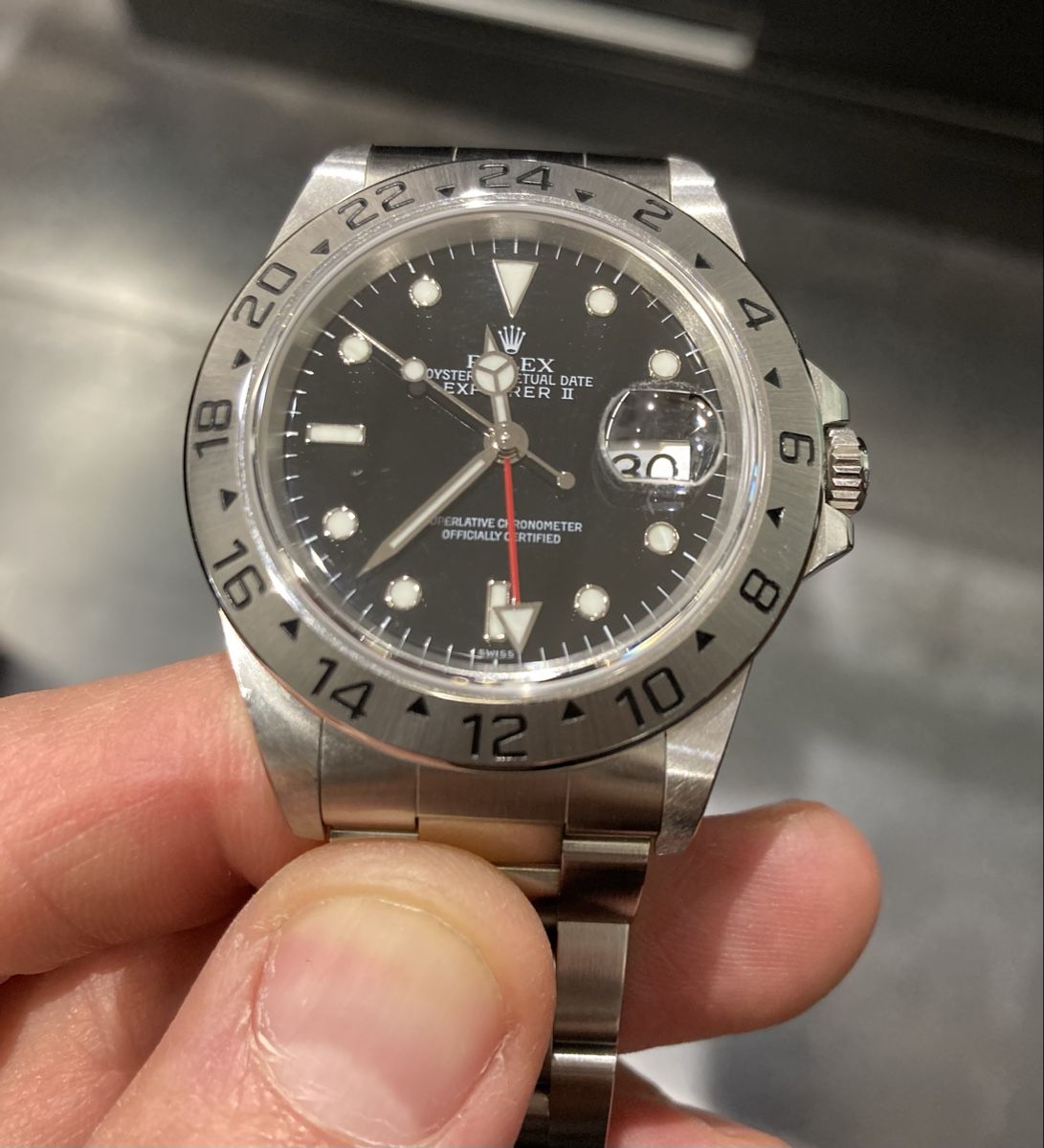 Rolex Orologi: Rolex Explorer II 16570 - Swiss only 1999 Revision incluse – Usato da Geneve venduto da chris2791