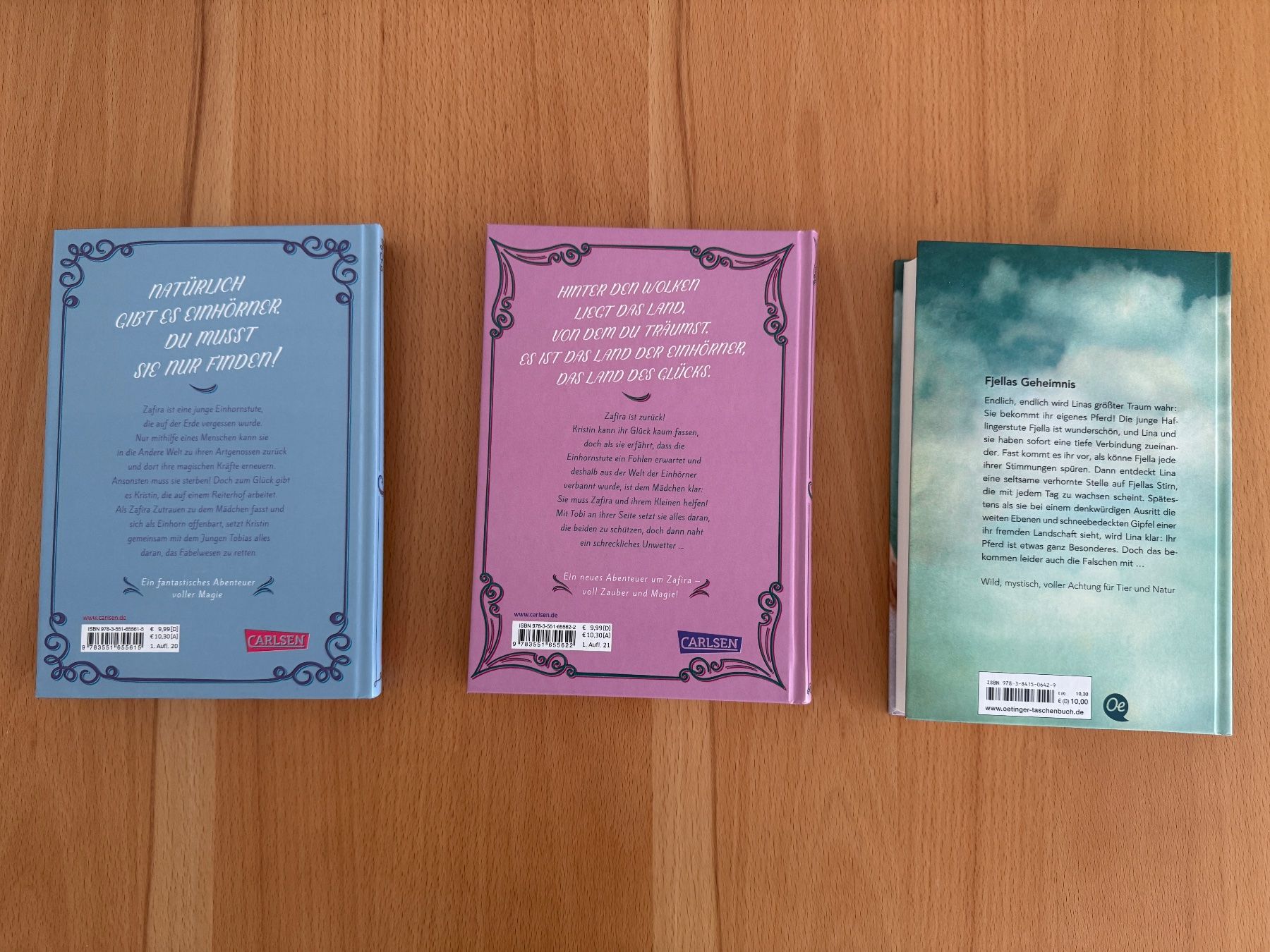 Libri: 3 Pferde-/Einhornbücher – Nuovo (secondo la descrizione) da Wohlen AG venduto da shoppi1 1