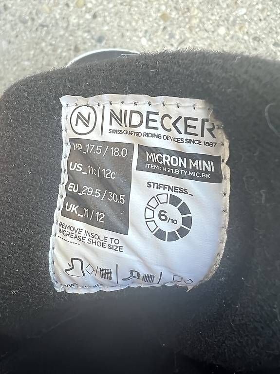 Schuhe für Jungen: Nidecker Micron Mini Kinder Snowboardschuhe – Gebraucht aus Untersiggenthal von Bero177 4
