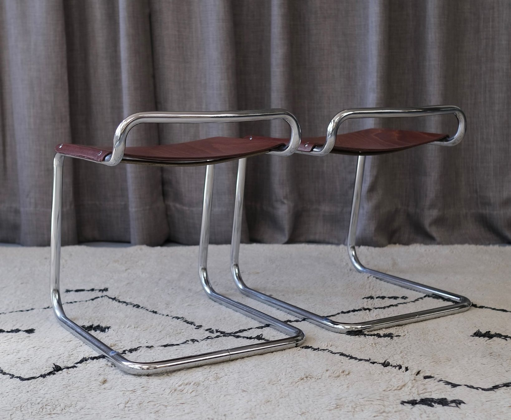 Sgabelli: Stools Mart Stam B37 Bremshey Bauhaus 1960s – Usato da Bern venduto da Zmodern_VIN 2