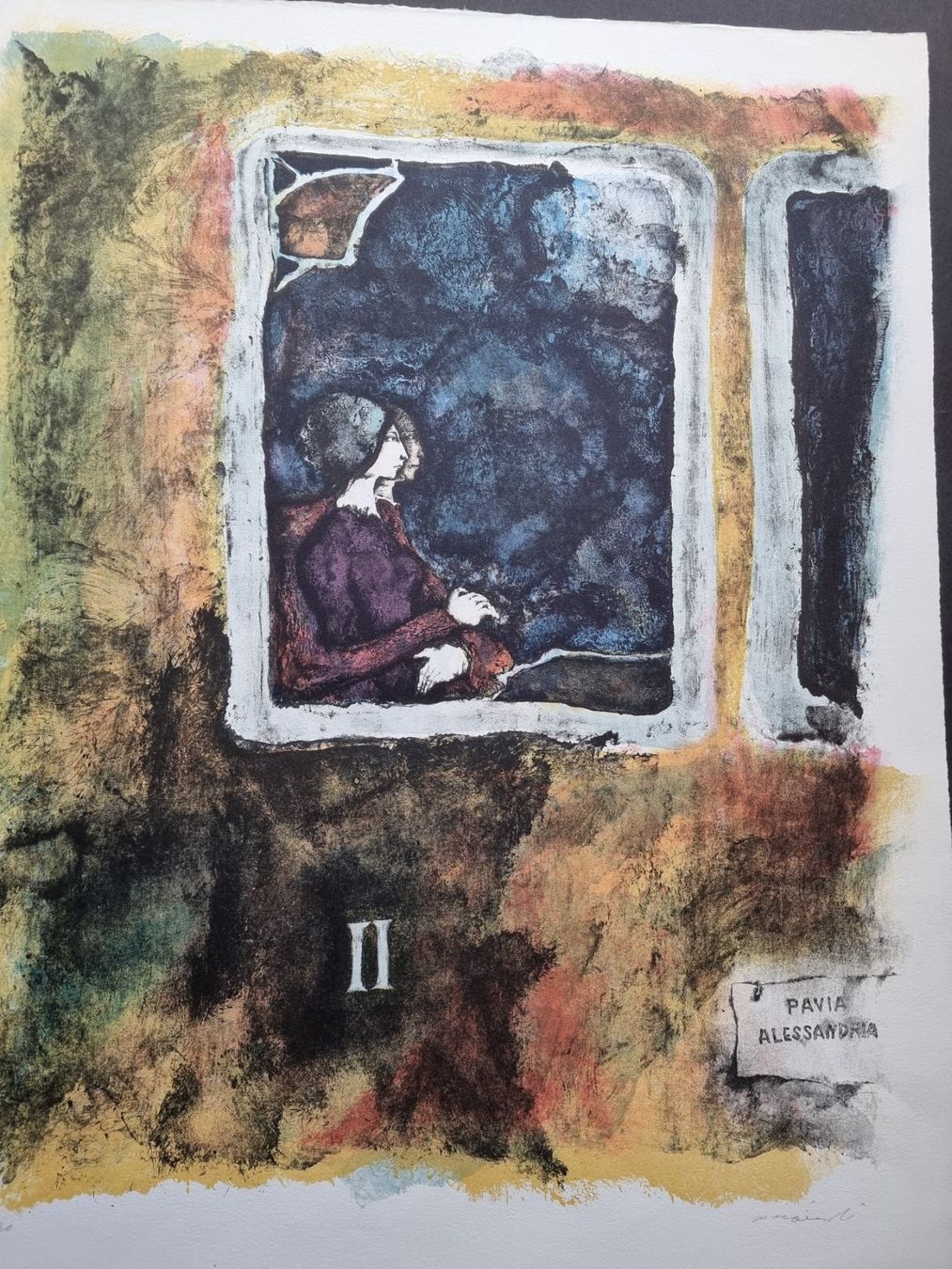 Grafiken & Lithographien: MICHELE MAINOLI LITHOGRAPHIE SIGNIERT NUMMERIERT – Gebraucht aus Gersau von kunst-online 1