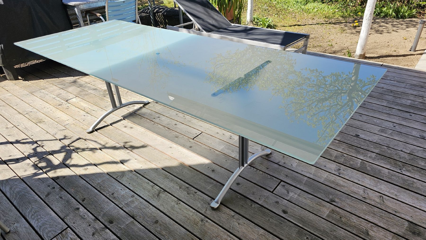 Tavoli: Glastisch "Table Orsi" Design Enrico Baleri – Usato da Dietikon venduto da Meta53