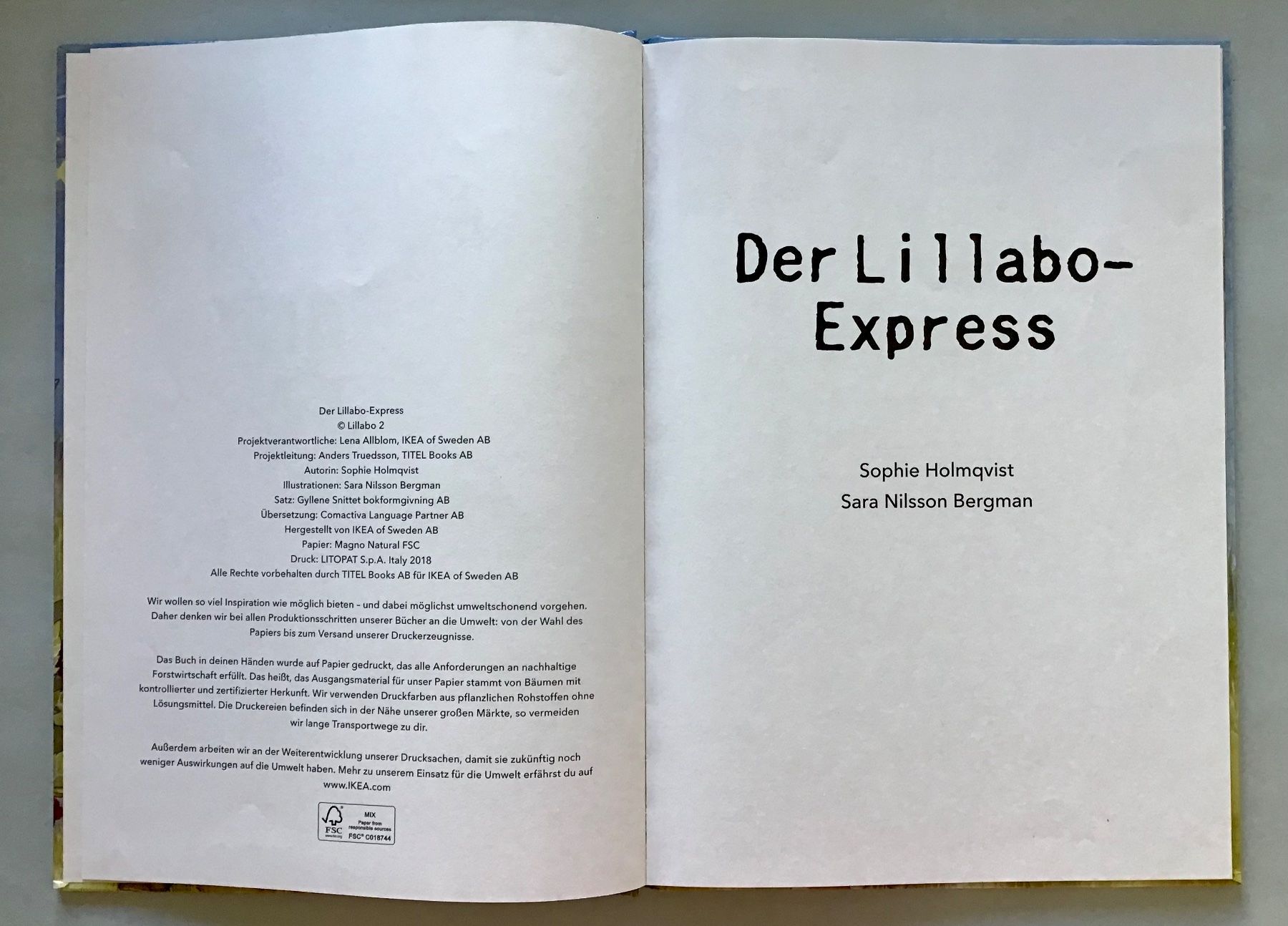 Libri: Bilderbuch: Der Lillabo-Express – Usato da Bubendorf venduto da Alpenheidi 2