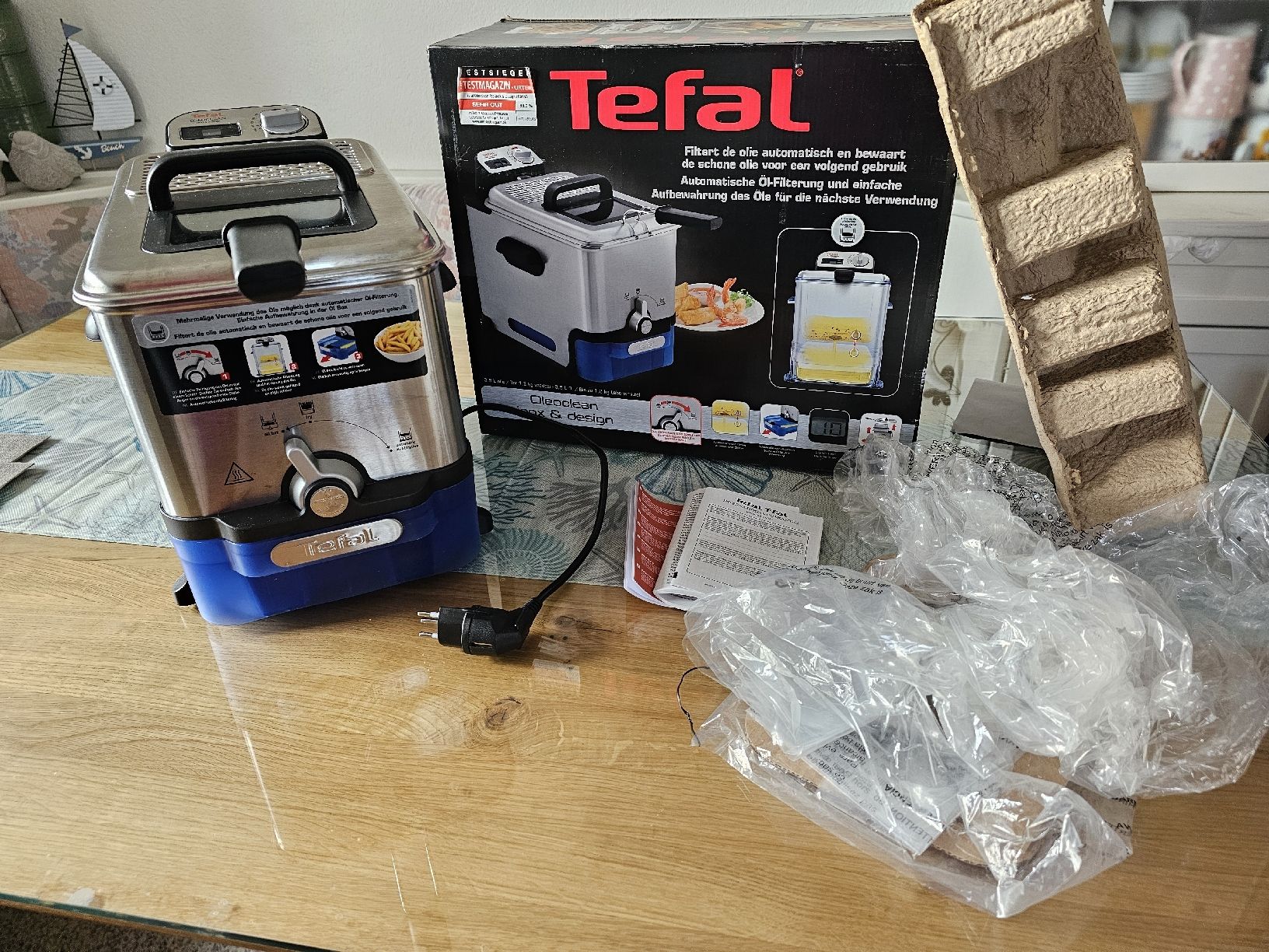 Tefal Elettrodomestici da cucina: Fritteuse Tefal Oleoclean inox &design – Nuovo (secondo la descrizione) da Heerbrugg venduto da kim11