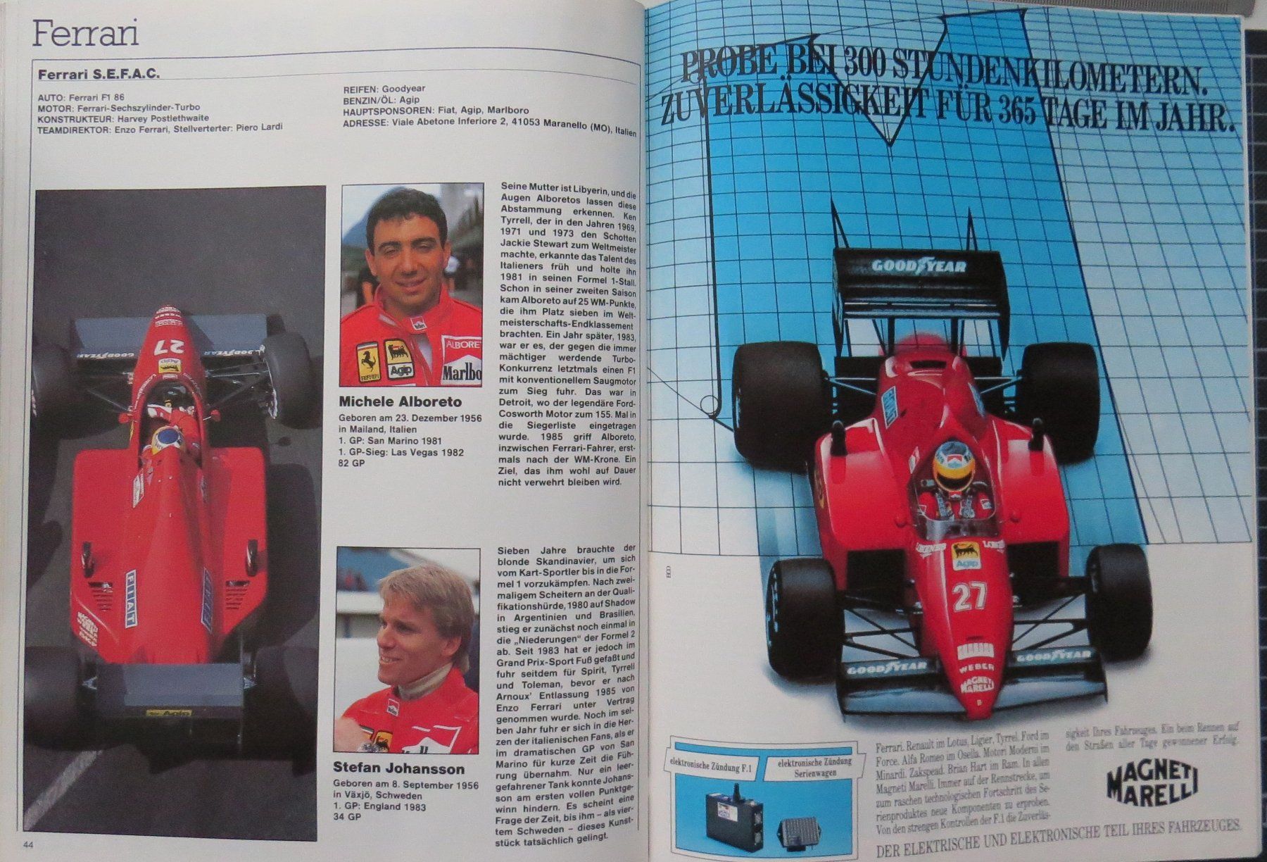 Documenti: Programm Formel 1 in Hockenheim von 1986 inkl. Eintr.karte – Usato da Ettingen venduto da campione_1 2