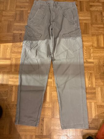 Pantalon Cargo LRD Jeans, kaki, taille L, comme neuf