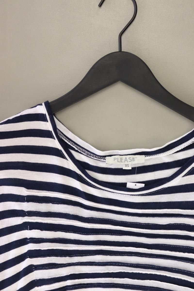 T-Shirts: Please Ringelshirt Gr. XS gestreift blau – Gebraucht aus Neustadt an der Waldnaab von SecondLifeFashion 1