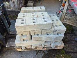 Betonsteine Hohlblocksteine für Absperrgitter