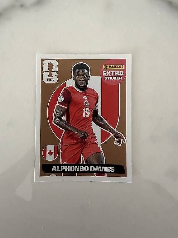 Panini Carte collezionabili: Alphonso Davies Extra Sticker Panini 2026 Bronze – Usato da Estavayer-le-Lac venduto da exoo