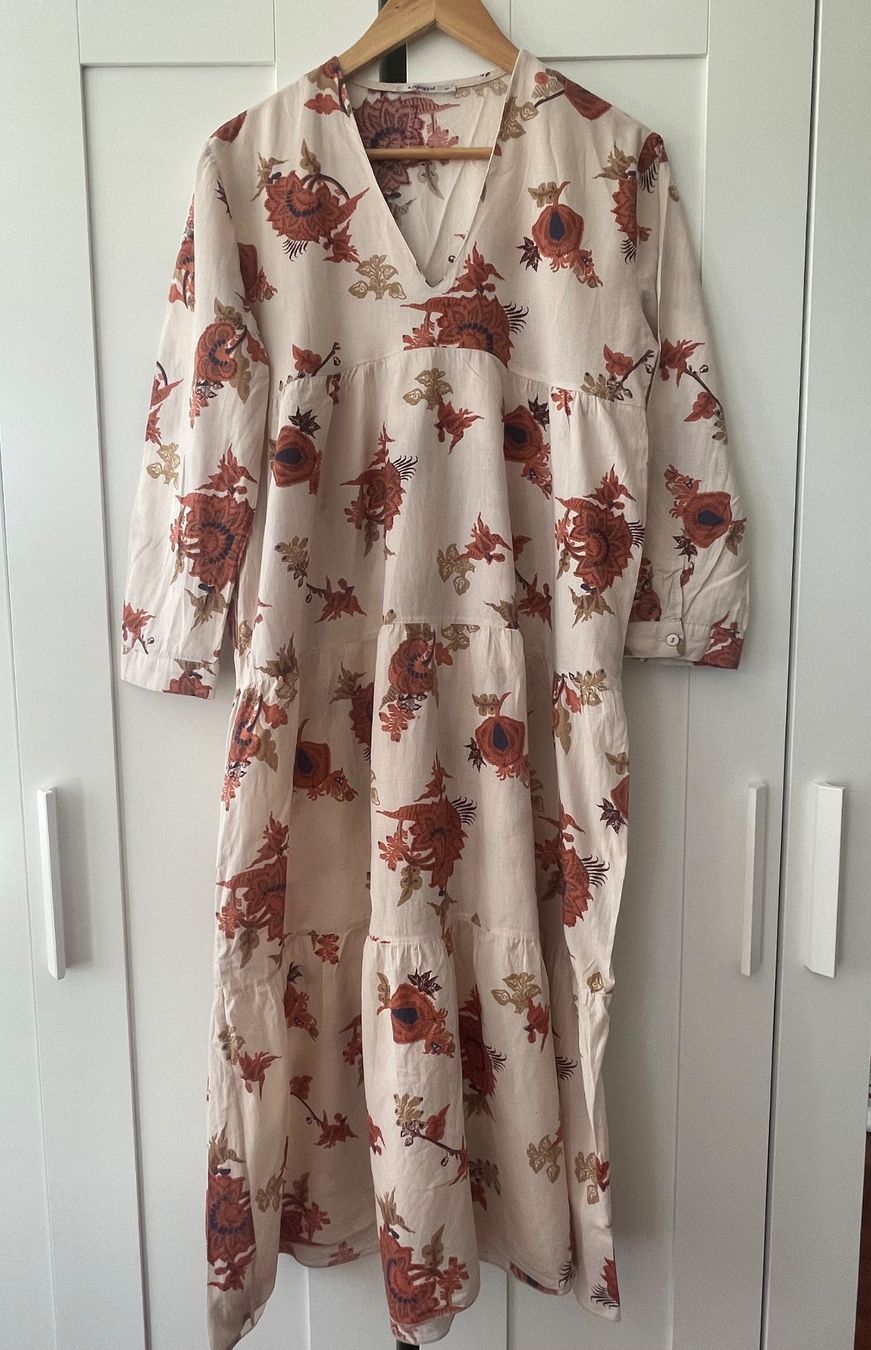 Robes: fk.pynappel Maxikleid Gr. M mit Blumenmuster – D'occasion à Buchs SG par VintageHomeCH