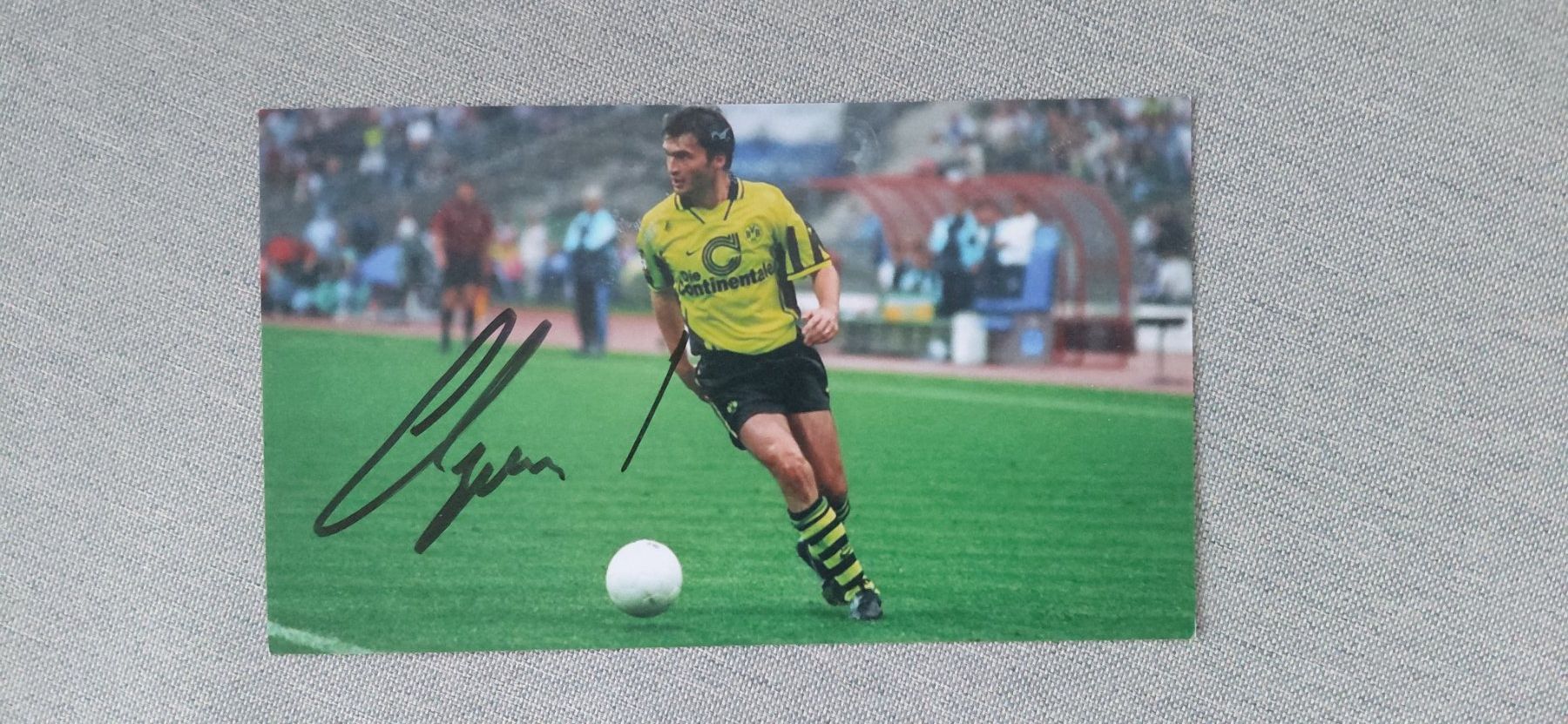 Autographes: Autogramm Stephane Chapuisat – D'occasion à Schmerikon par Olympia04