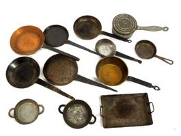 lot Casserole pour potager poupée Puppen Kochherd Pfanne