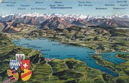 Bodensee Panorama  1928