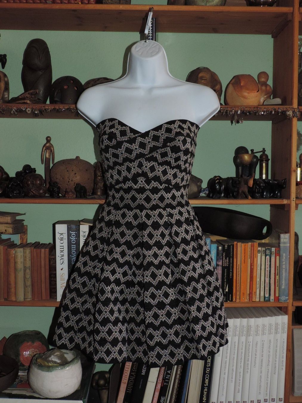 Vestiti: jolie robe bustier noir et blanche – Usato da Genève venduto da Axelle333 1
