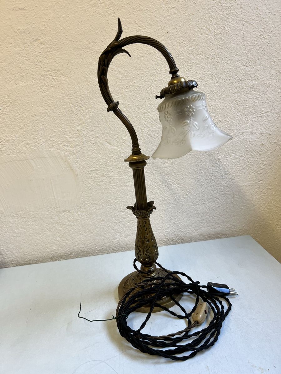 Lampade: Antiker Schön Jugendstil Lampe – Usato da Hombrechtikon venduto da vespa1954 1