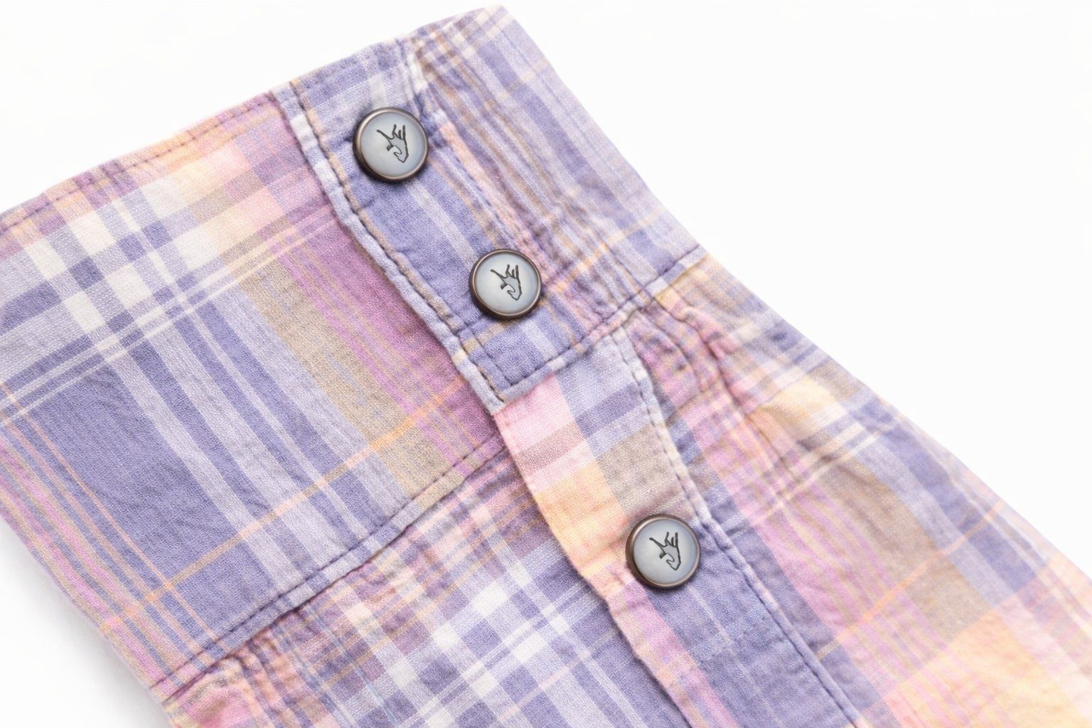 Blusen: Pastell Bluse Damen Kariert Langarm Gr. 36 – Neu (gemäss Beschreibung) aus Fully von VaneaSelection 8