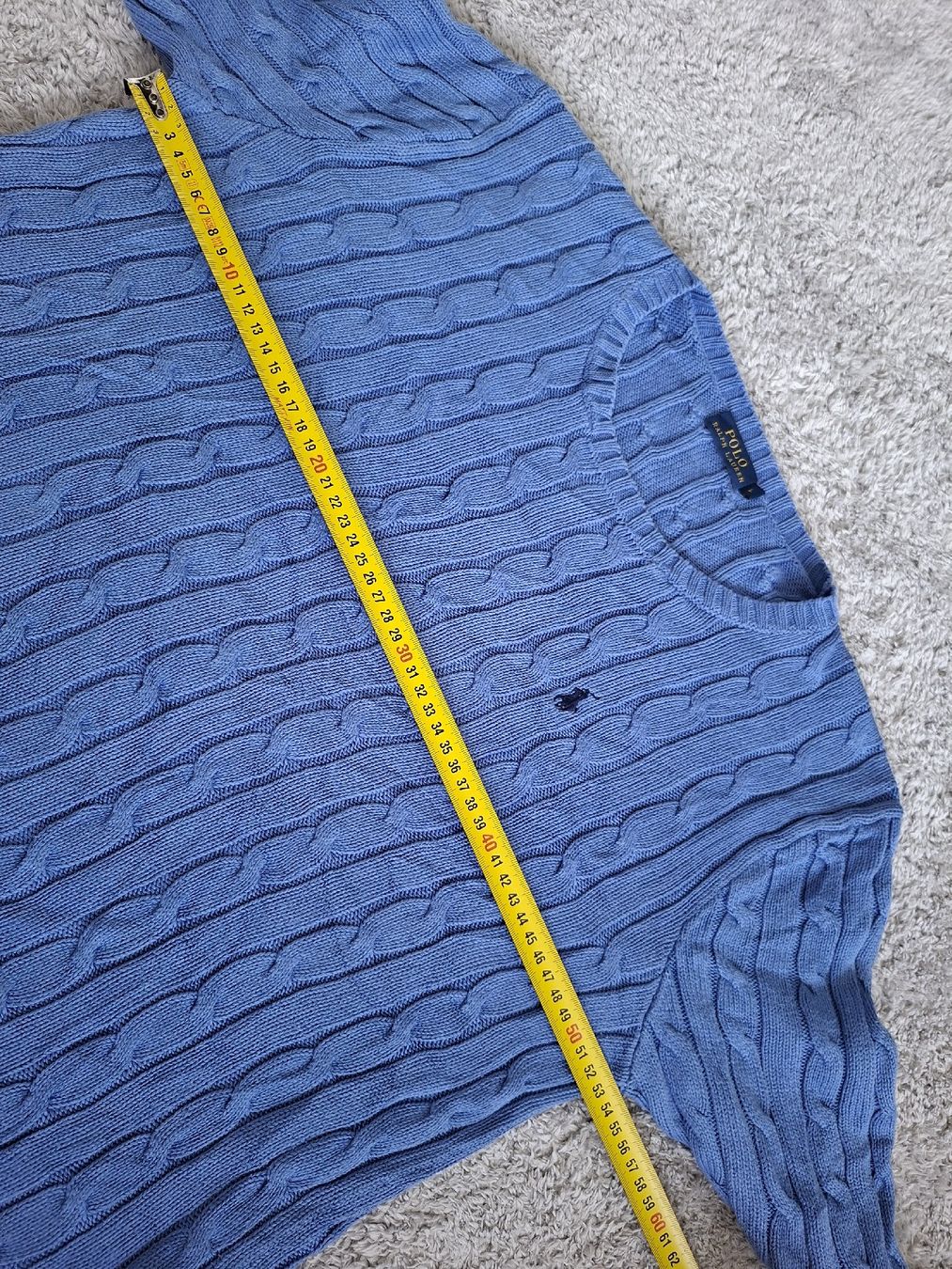 Ralph Lauren Maglioni & Felpe: Pull Ralph Lauren bleu maille torsadée taille L  – Usato da Renens VD venduto da ser_j2fn 1