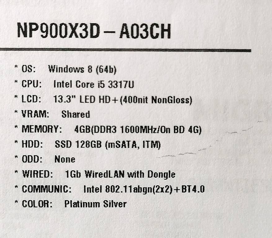 Notebooks: Notebook / Laptop Samsung NP900X3D-A03CH – Gebraucht aus Seedorf BE von swiss_seedorfer 2