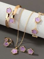 Eleganter Schmuckset KOMPLETT 💜 neu modern