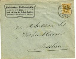 Buchdruckerei Zollikofer St.Gallen 1908