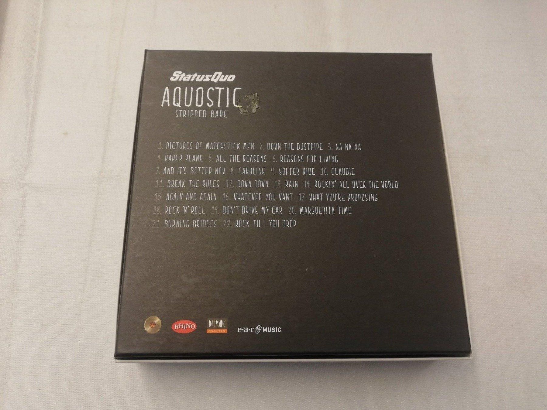 CDs: STATUS QUO - AQUISTIC - STRIPPED BARE - CD + SINGLE BOX SET – Gebraucht aus Bern von Vinylsound.ch 1