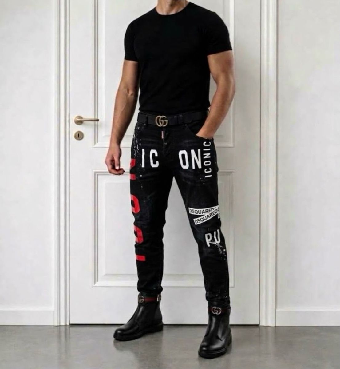 Dsquared2 Jeans: Dsquared2 Leatherett jeans uomo 52 – Usato da Mendrisio venduto da fly_9wzx 3