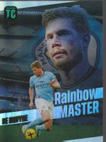 PANINI Card TOP CLASS 23 Rainbow Master  FOIL 211 DE BRUYNE