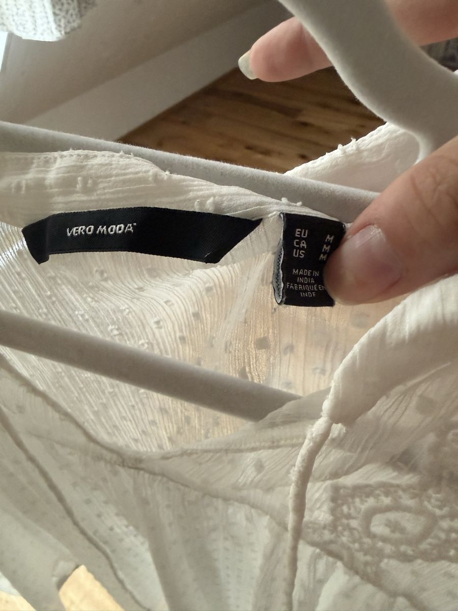 Vero Moda Camicette: Vero Moda Bluse weiss Grösse M – Nuovo (secondo la descrizione) da Hüttwilen venduto da sar_8gj7 2